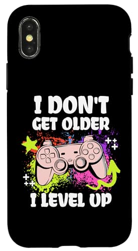 I don't get older i level up �X�}�z�P�[�X iPhone X/XS �p