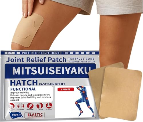 6 pièces de patchs articulaires - Patchs pour le genou pour soulager la douleur, Patchs de confort pour les épaules et les articulations, Convient pour le...