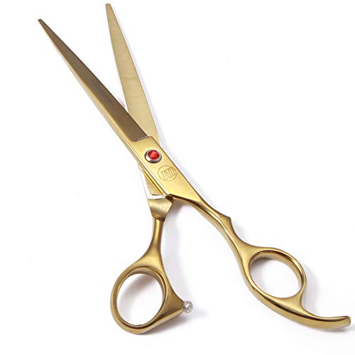 Image of Moontay Professional Dog Grooming Scissors Set, 7 Inch /8 Inch Pet Grooming Scissors Chunkers Shears for Dog, Curved Dog Grooming Scissors, Thinning Shears for Dog with Grooming Comb
