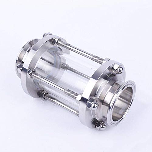 Dioptria do parzenia 3,5 cala Tri Clamp x 89 mm rura OD SUS 304 ze stali nierdzewnej wziernik przepływowy armatura do piwa