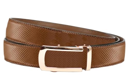 Image of WildHorn Men's Genuine Leather Belt for Men| Premium Auto-Lock Buckle | Adjustable up to 48 inch | Formal & Casual Wear | Micro-Adjust Fit | Stylish Gift Box Included