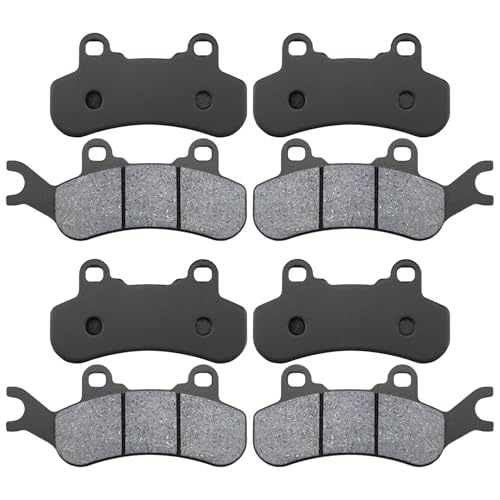 Neomech Front and Rear Brake Pads for Can-Am Maverick X3 Max 4x4 XRS DPS STD 2017-2024, Maverick Trail 800 1000 EFI Maverick Sport 1000 MAX 1000R Turbo R HD10 HD8