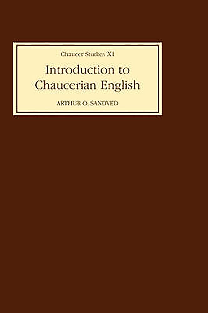Buy Introduction to Chaucerian English: 11 (Chaucer Studies) — BookShops.in