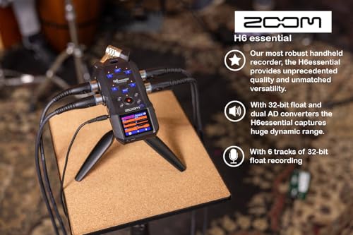 Zoom H6essential pack de création audio avec micro de podcast et casque fermé