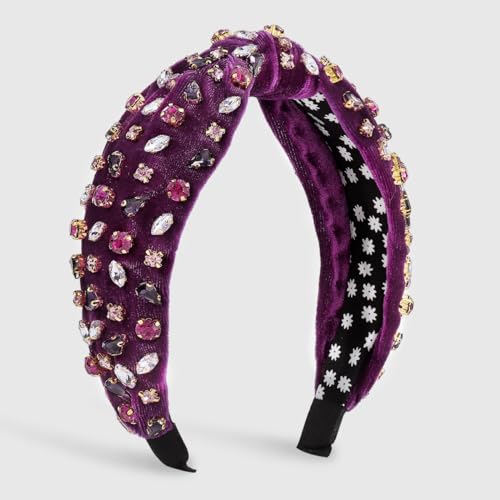 Bandeau en diamant flanelle bord large et accessoire pour cheveux volumateur