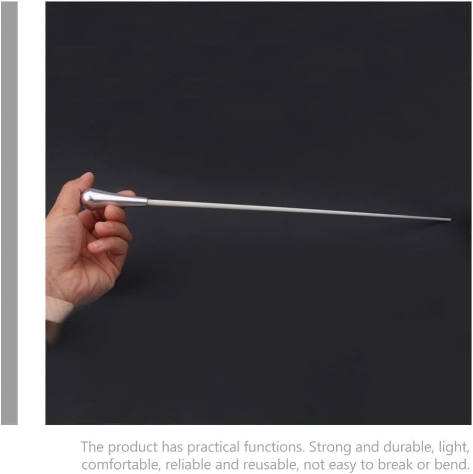 ERINGOGO 2pcs Musical Conductor Baton Lightweight Music Band Conducting Baton for Symphony Concert Leader Choral Director Gold Silver : Musical Instruments