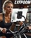 LYFPOOM Schwanenhals Heimtrainer Tablet Halter - [Metall arm], Lenker Clip iPad Halterung für Fahrrad/Motorrad/Heimtrainer/Boot, für 4-12,9 Zoll Handy & Tablet, iPad Pro/Air/Mini, Galaxy, iPhone
