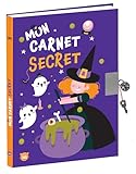  Mon carnet secret - Sorcières - Journal intime avec cadenas à compléter