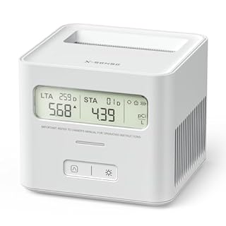 X-Sense Radon Detector for Home, Easy to Use, Zero Lab Fees, No Installation Required, Continuous Monitoring with Clear LCD Screen, XR0A-SR