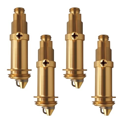 4 PCS Bondes À Ressort en Laiton pour Bonde De Baignoire Pop Up Click Clack, Noyau à Ressort Pop Up pour Lavabo et Baignoire, Mécanisme de Remplacement...