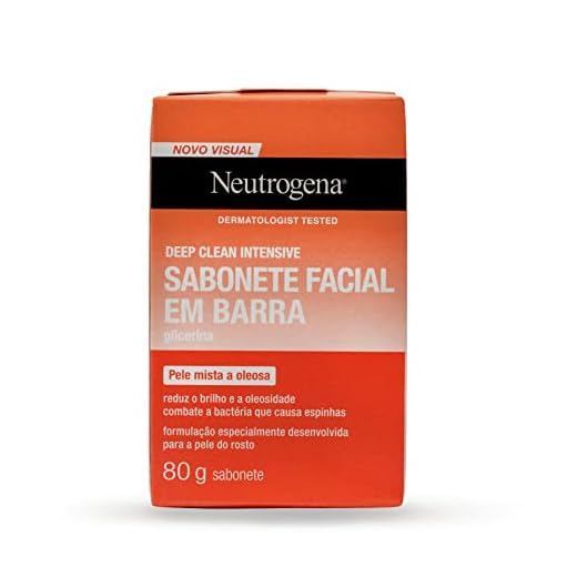 Neutrogena Sabonete Facial em Barra Deep Clean Intensive, 80g