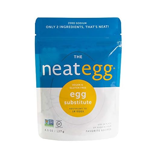 neat - Plant-Based - Egg Mix (4.5 oz.) - Non-GMO, Gluten-Free, Soy Free, Egg Substitute Mix