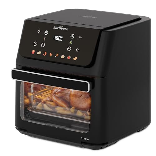 Air Fryer Oven Britânia 11L 8 Funções 1800W BAF11A 220V
