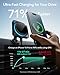 ESR for 15W MagSafe Car Mount Charger with CryoBoost, Phone Cooling MagSafe Car Charger, Air Vent/Dashboard Wireless Charging for iPhone 17/16/15/14/13/12, S25 Series, Pixel 10, Fast Charger