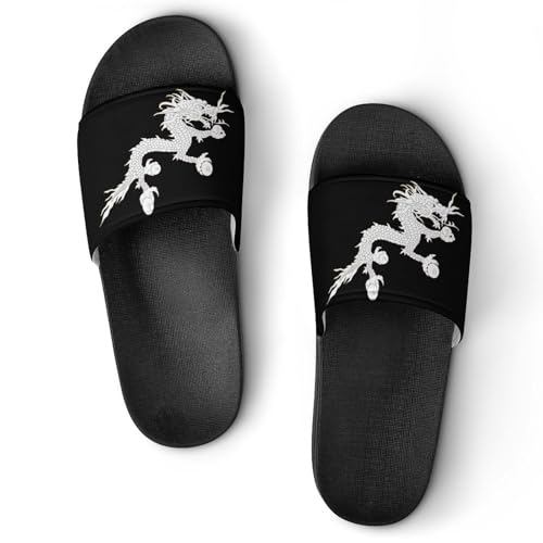 Flag Coat of Arms House Sandals Non-Slip Bathroom Slippers Beach Summer Shoes for Men Women