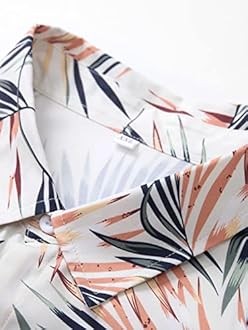 LERIYA FASHION Men's Rayon Shirt - Summer Button Down Shirts | Half Sleeve Printed |Formal |Casual Stylish (Available in Plus Size and Combo Pack of 2)