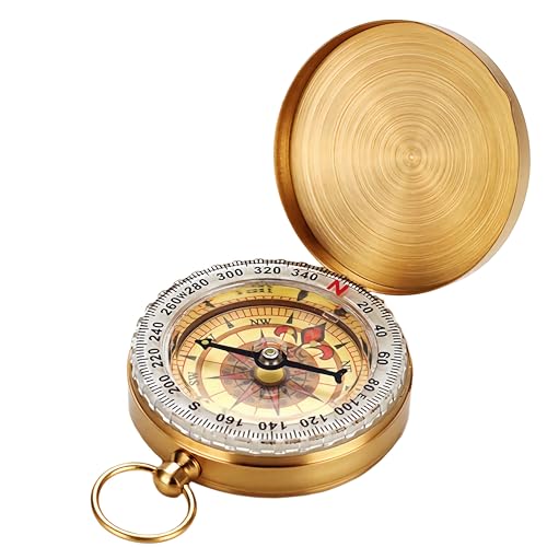 GDJYDSHZ Luminous Compass,Suitable for Activities Such as Camping, Mountaineering and Hiking(1.9 inch)