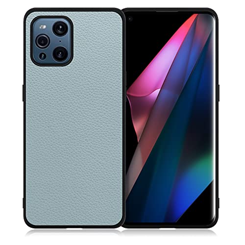LOOF LUXURY-SHELL �{�v ���U�[ �X�}�z�P�[�X for OPPO Find X3 Pro �p �P�[�X �J�o�[ �X�g���b�v�z�[�� �V���v�� �ϏՌ� ���^ �y�� leather [�X�J�C�u���[]