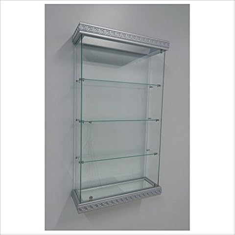 VM ART DESIGN GLASS Wall Display Case for Collectibles Cover