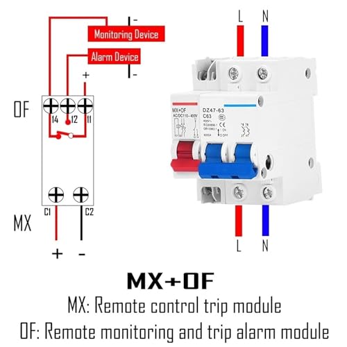 Déclencheur à distance MX AC110V pour sécuriser votre disjoncteur MCB