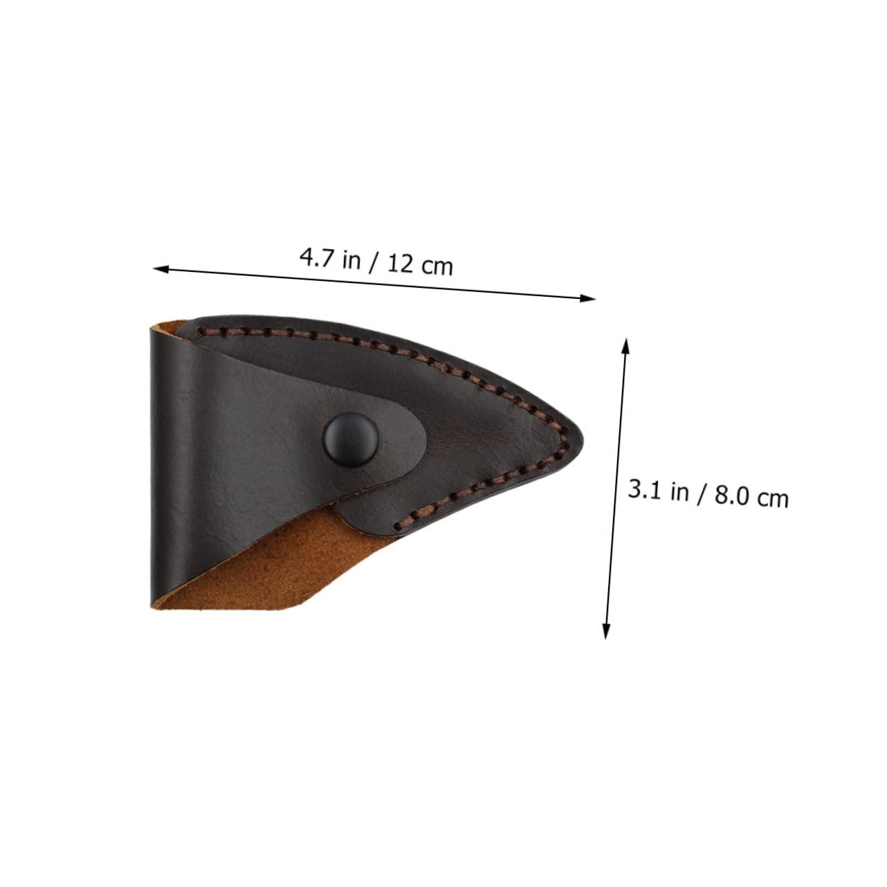 VINTORKY Axe Sheath Portable Cover for Camping Axes Hatchets Protective Case Thickened Leather Sleeve