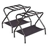 POKIKPAN Luggage Rack,Pack of 2,Luggage Rack for guest room bedroom hotel,Suitcase stand Easy Assemb