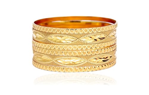 JD'Z COLLECTION Indian Gold Plated Bangles Jewelry For Women & Girls Gold Plated Jewelry For Women2