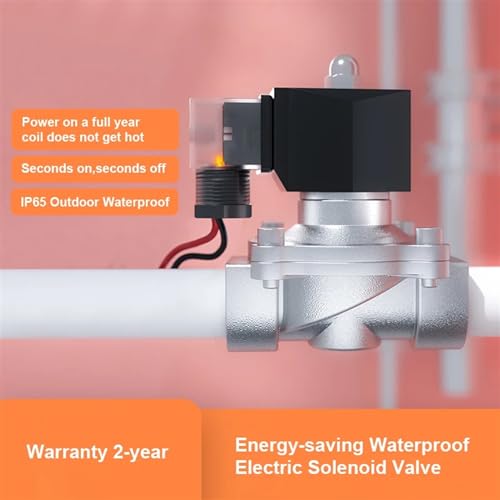 Électrovanne anti-fuite DN20 en acier inoxydable vanne de commande d'eau normalement fermée - 3