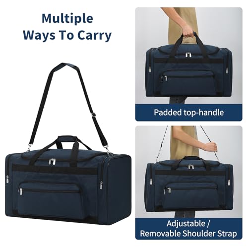 Image of 26 inch Duffle Bag for Men, Navy Blue