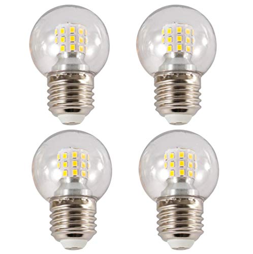 YSSMAO 4pcs lampada e27 lámparas de Bombilla LED 220V G45 12W AMPULA Bombilla Bombilla Bombilla para proyector Colgante Lámpara de Mesa Lámpara LED mágica,Cold White