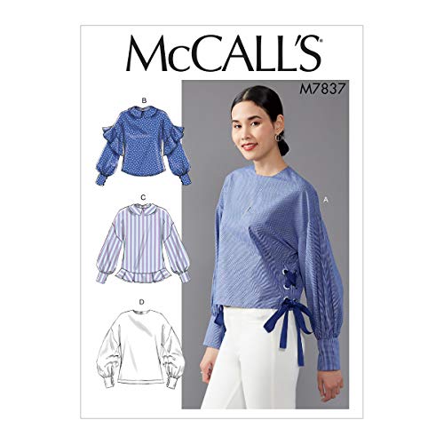 McCall's Patterns McCall's Women's Loose Fit Dropped Shoulder Shirt Sewing Patterns, Sizes 6-14