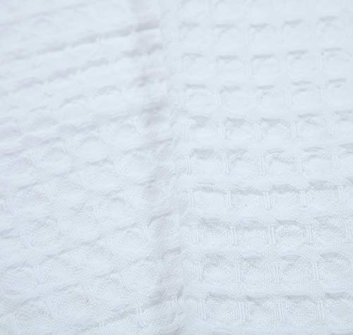 Hillfair 100% Combed Cotton Blanket– King Size Bed Blankets– Warm Soft All Season Breathable Lightweight Summer Blankets– Waffle Weave Home Decor Bed Blanket- White King Bed Cotton Blankets/Bedcovers #TOP4