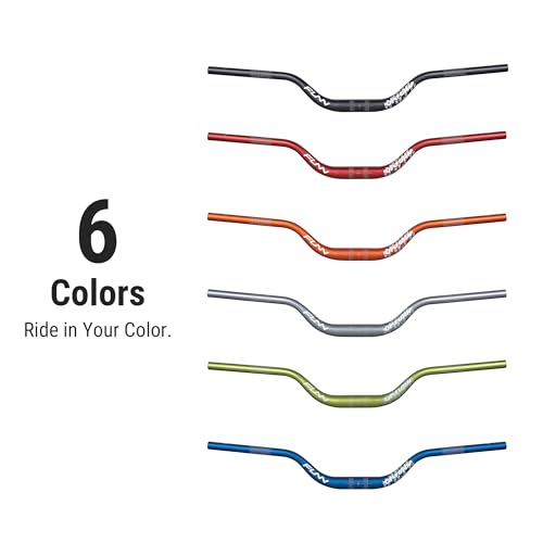 Funn Upturn High-Rise Mountain Bike Handlebar with Bar Clamp 31.8mm and Width 785mm, Durable and Lightweight Alloy Riser Handlebar for MTB and BMX Bike, Rise 75mm MTB Handlebar (Orange) by Funn - Used condition - Image 4