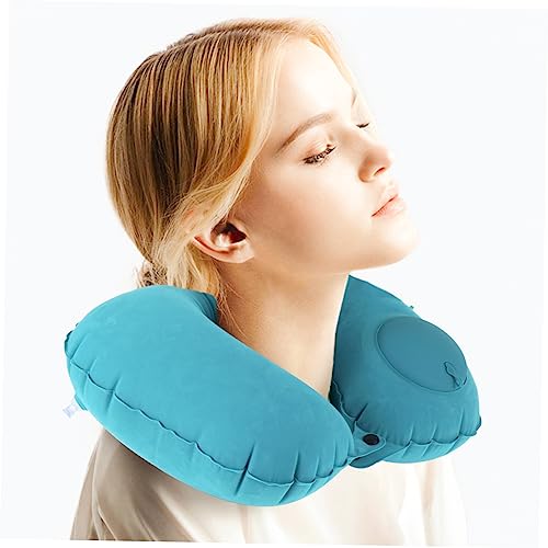 Set 2 Almohadas Inflables en Forma de U para Viaje miniatura 7