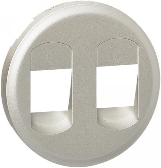 Legrand 068512 Céliane Hub Cap for Double Speaker Socket, Titanium Finish, Pack of 10