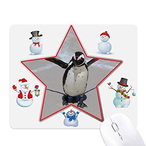 Tapis de souris pingouin antarctique pour une ambiance de Noël au bureau