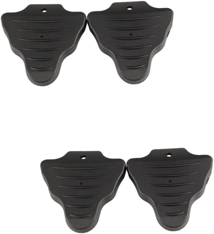 Angoily 2 Pairs Self-Locking Bike Black Practical Cleat Road Protective Cycling Shoe Cover Cleats Pedal