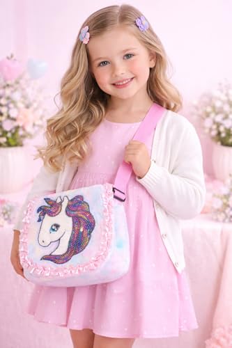 Image of Beautiful Sling Bag for Girls Kids Unicorn Bag for Girls Crossbody Bag Bags for Kids Girl