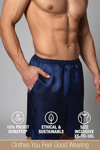 Luxury Artisan Silk Boxer Shorts For Men, 27mm Washable Natural Silk3