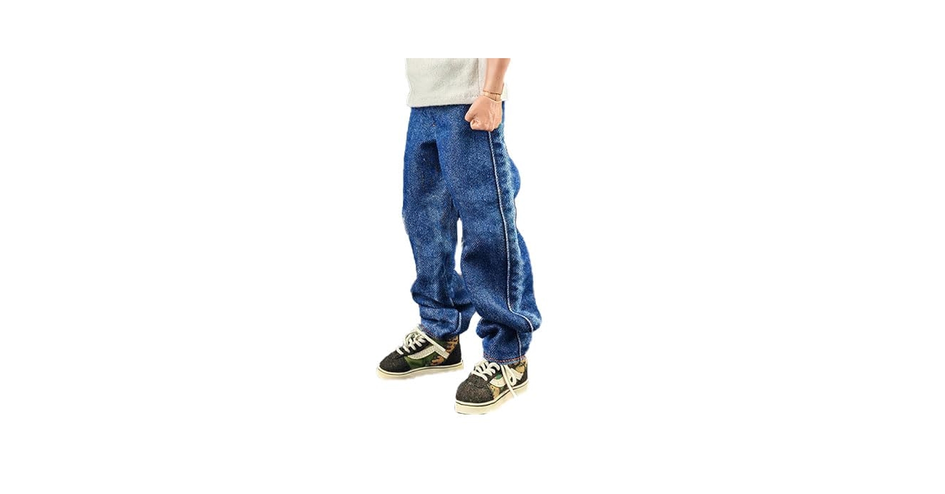 Amazon.com: Meetoget 1/6 Scale Male Figure Doll Denim Jeans