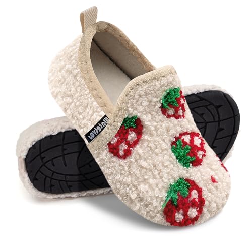 WateLves Kids Toddler Slippers Girls Boys Slip on House Shoes Lightweight Anti Slip Sock Slippers...