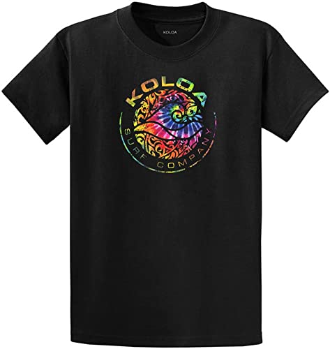 Image of Joe's USA Koloa Surf Co. Circle Wave Logo T-Shirts in Regular, Big and Tall Sizes