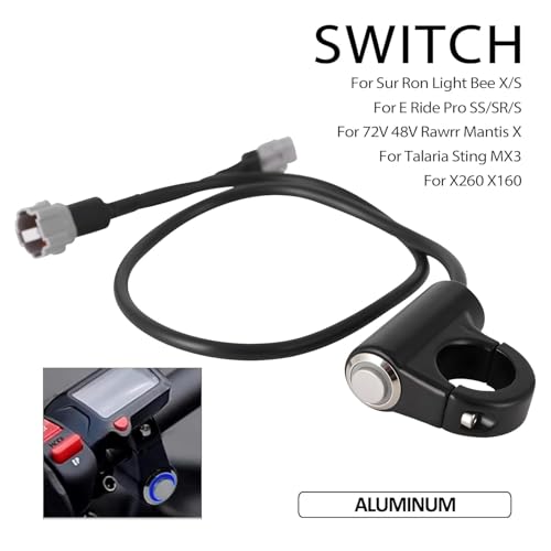 Image of Headlight Switch On /Off for Sur Ron Surron Light Bee X E-Ride Pro SS SR S 72V 48V Rawrr Mantis X Talaria Sting MX3 X260 X160 Mini Electric Dirt Bike Plug and Play