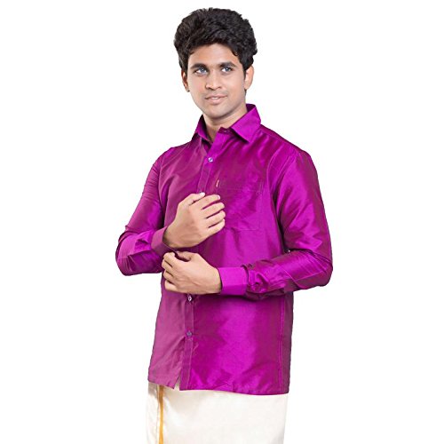 Image of THANGAMAGAN Men's Regular Fit Shirt