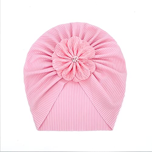 Toddler Infant Baby Boys Girls Stretch Striped Floral Breathable Hat Caps Headwear 3 Years Baby Boy