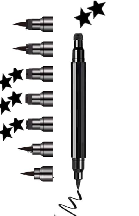 Eyeliner With Star Stamp Smudge Proof and Long Lasting pack of 1-image-16
