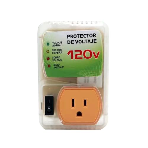 Emerand Electronic Voltage Protector for Refrigerator(Surge Protector) Household Appliance Voltage Protection OverVoltage and UnderVoltage Protection Socket 120V 2400W