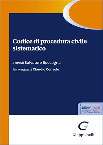 Codice Di Procedura Civile Sistematico