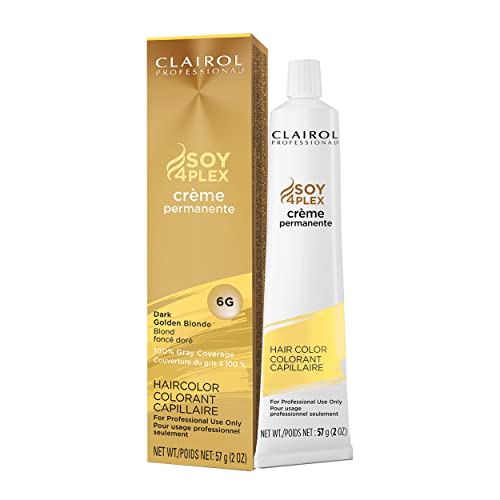 Clairol Professional Permanent Crème Hair Color 6g Dark Gold Blonde