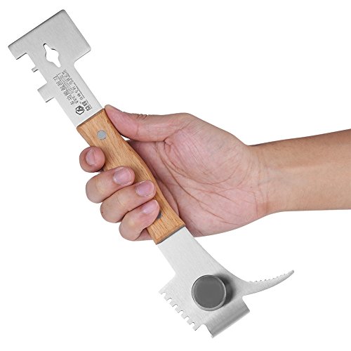 Folany Raspador de colmeia, raspador multifuncional de aço inoxidável de 27 cm, ferramenta de apicul